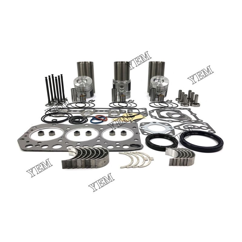 For Yanmar 3T75 Engine Overhaul Rebuild Kit YM220D YM250 Tractor Excavator