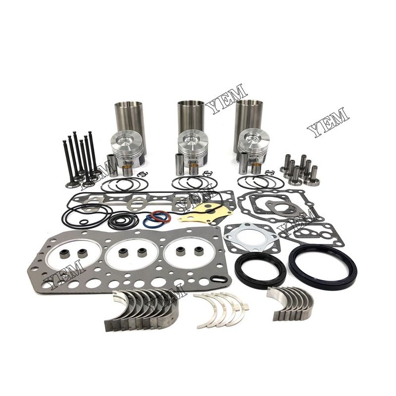 For Yanmar 3T75 Engine Overhaul Rebuild Kit YM220D YM250 Tractor Excavator
