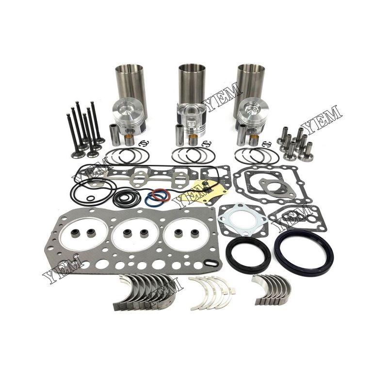 For Yanmar 3T75 Engine Overhaul Rebuild Kit YM220D YM250 Tractor Excavator