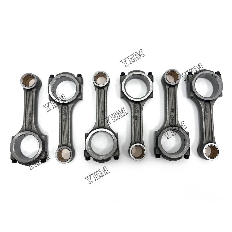 6D95 Connecting Rod Excavator Engine Parts For Komatsu