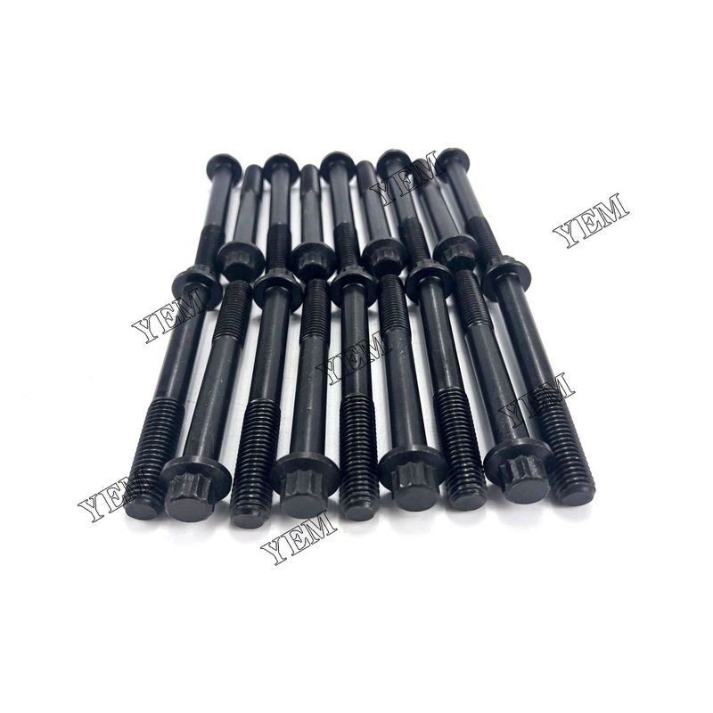For ISUZU Cylinder Head Bolt 4HK1 4HK1T 4HE1 Excavator engine parts