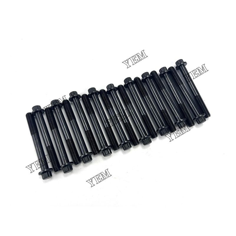 For ISUZU Cylinder Head Bolt 4HK1 4HK1T 4HE1 Excavator engine parts