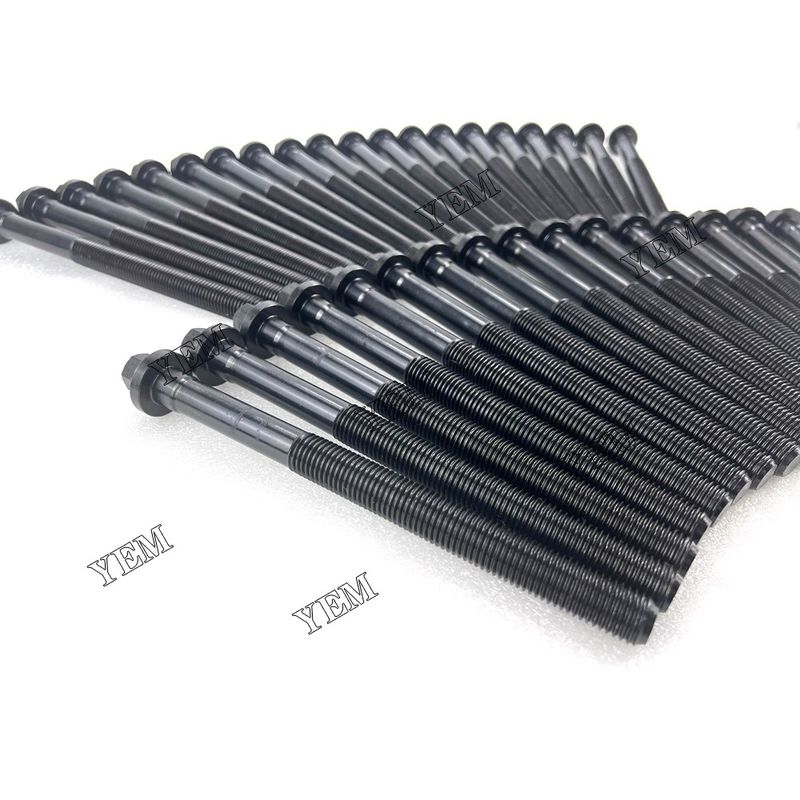 For Liebherr 36PCS Cylinder Head Bolt D936 Excavator engine parts