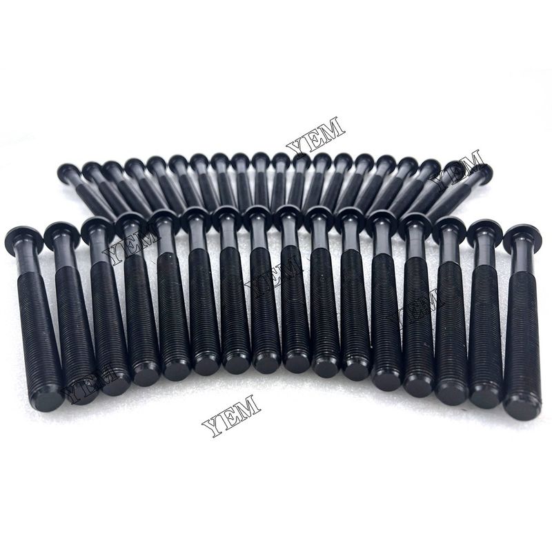 For Liebherr 36PCS Cylinder Head Bolt D936 Excavator engine parts