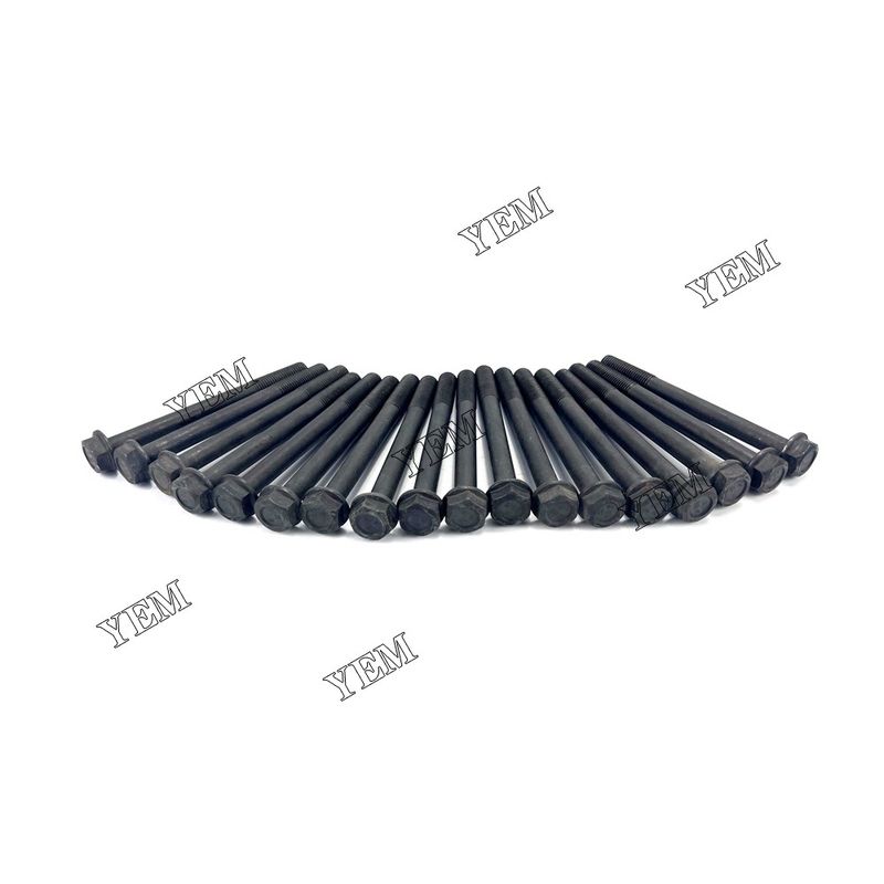 18PC Cylinder Head Bolt For Nissan TD23 Excavator engine parts