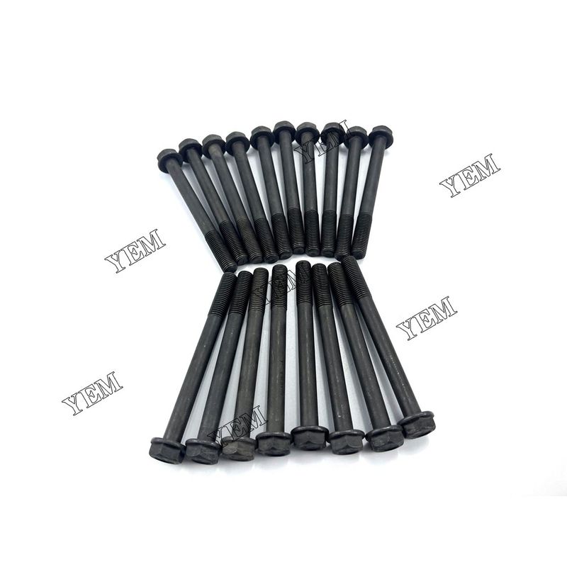 18PC Cylinder Head Bolt For Nissan TD23 Excavator engine parts